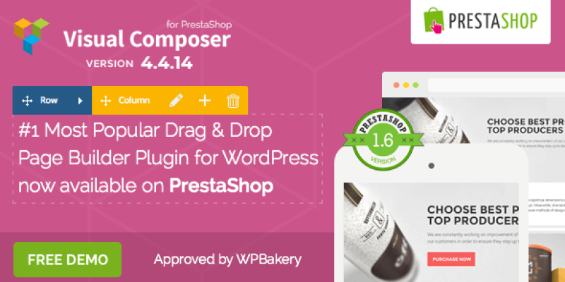 Visual Composer: Page Builder for Prestashop