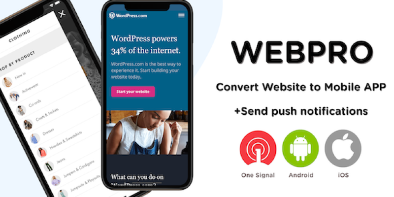 WEBPRO | Universal WebView Configurable React Native Mobile Application