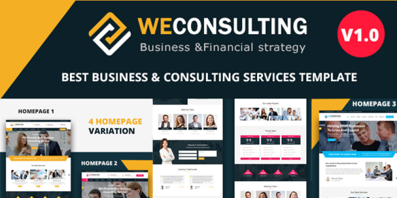 WECONSULTING – Responsive BootStrap Drupal 8.8 Theme