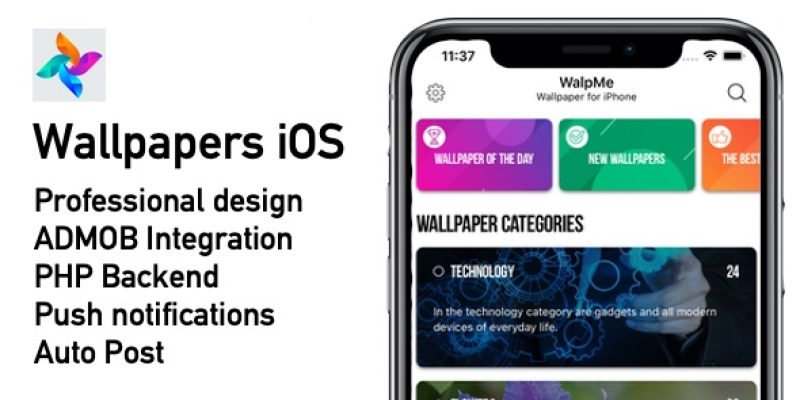 Wallpapers Native IOS App