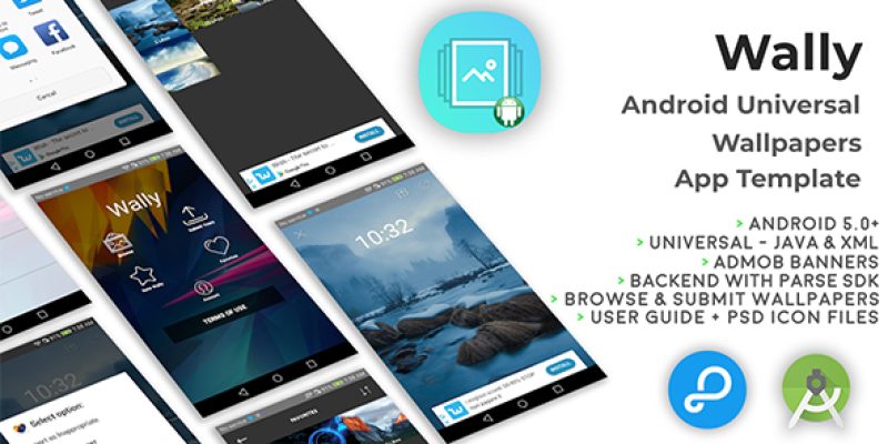 Wally | Android Universal Wallpapers App Template
