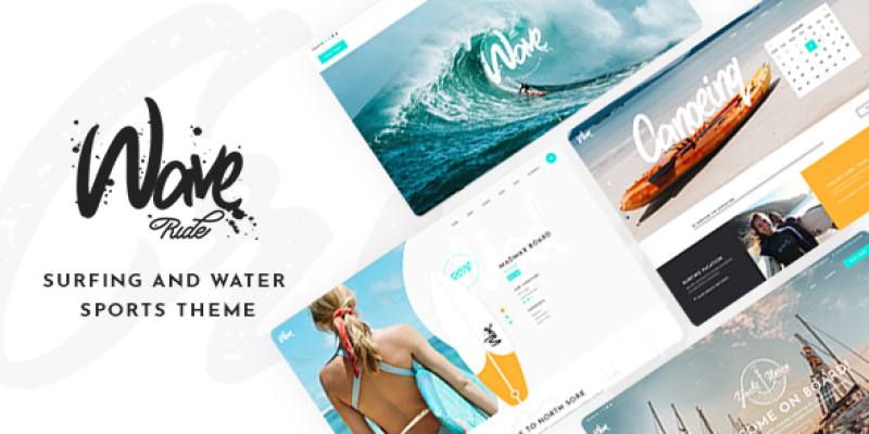 WaveRide – Surfing and Water Sports Theme
