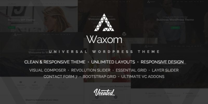 Waxom – Clean & Universal WordPress Theme
