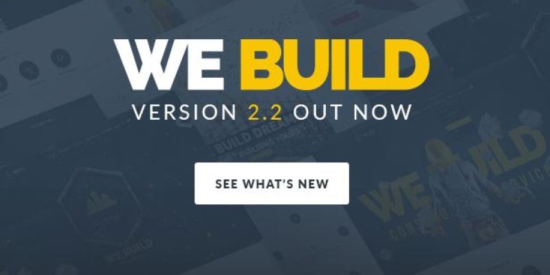 We Build – Construction WordPress Theme