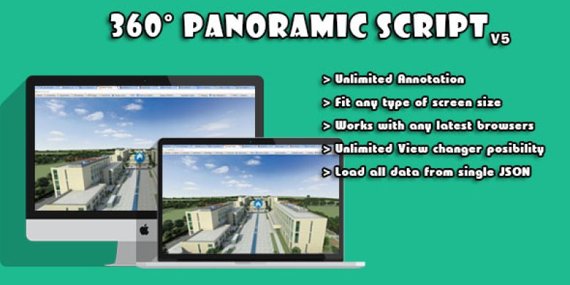 WebGL Based Multi-Purpose 360° Panoramic Script