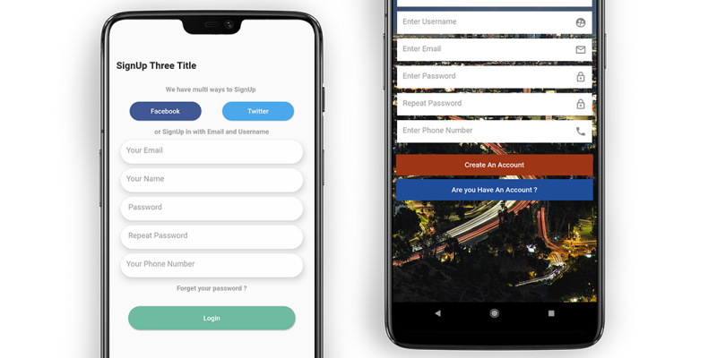 Woo Forms – Flutter Ui for Ios -android Collection
