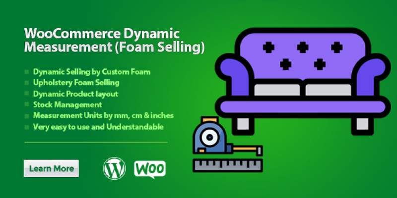WooCommerce Dynamic Measurement (Foam Selling)