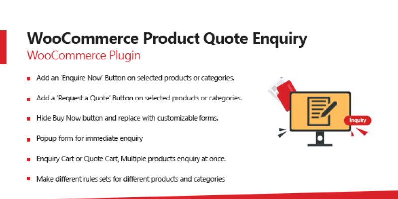 WooCommerce Product Quote Enquiry Plugin