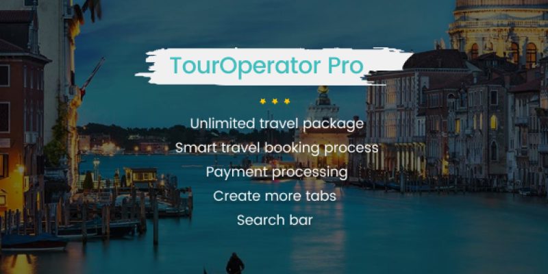 WordPress Tour Operator Pro