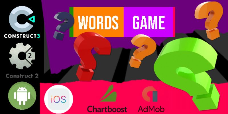Words Game Construct 2 – Construct 3 CAPX Game