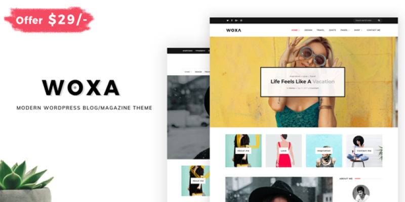 Woxa – Responsive WordPress Theme for Blogs/Mini-Magazines