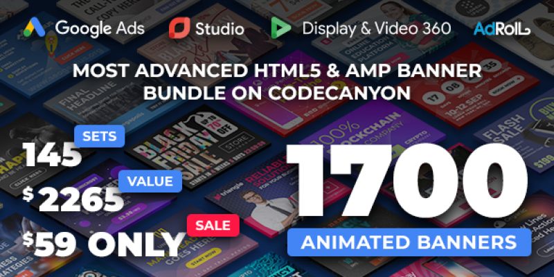 YN Bundle – Most Advanced HTML5 Banner Bundle made with Google Web Designer