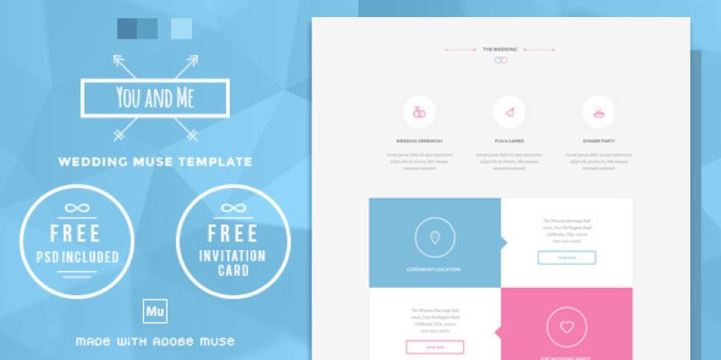 You and Me – Wedding Muse Template