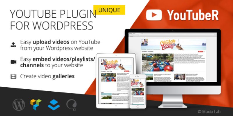 YouTubeR – Unique YouTube Video Feed & Gallery Plugin