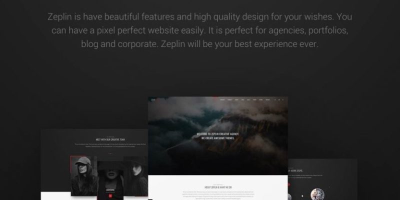 Zeplin | Creative Template