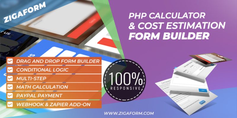 Zigaform – PHP Calculator & Cost Estimation Form Builder
