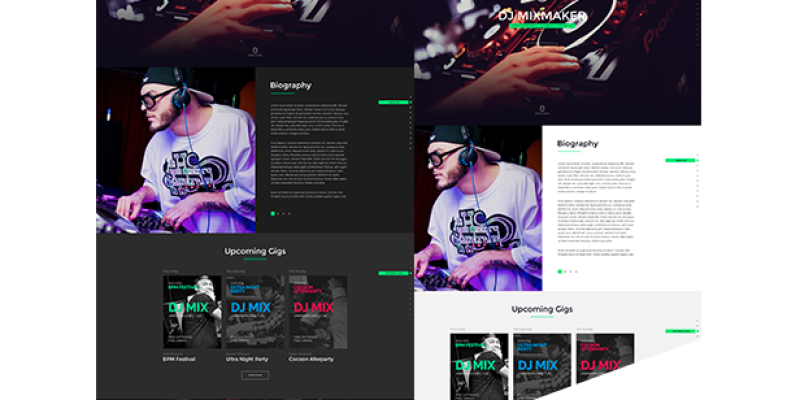 Zvook –  Ultimate DJ / Producer / Artist Personal Site Muse Template