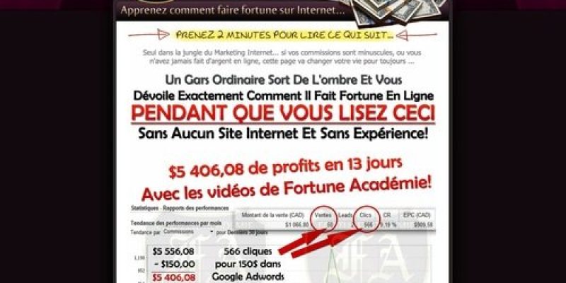 Fortune Académie – Apprenez Comment Faire Fortune Sur Internet…