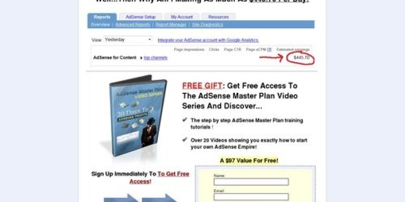 Make Money With Google AdSense – AdSense Master Plan Video Series