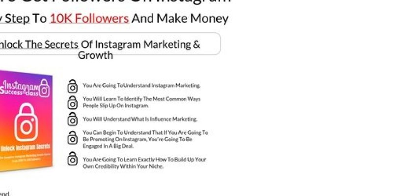 Instagram  | Sales page