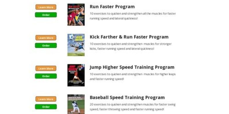 Training Programs | Run Faster Speed Training