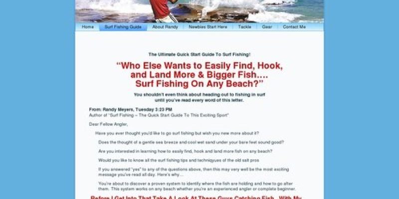 Surf Fishing – The Quick Start Guide To This Exciting Sport