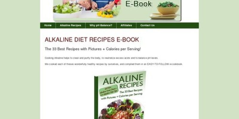 Download Alkaline Recipes E-Book | Alkaline-Recipes.com