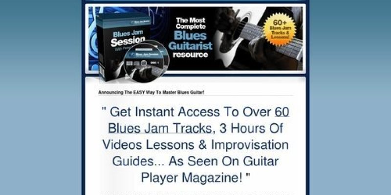 60 Of The Best Blues Backing Tracks – Download Blues Jam Tracks – Blues Jam Session With Peter Morales