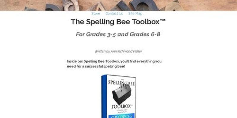 The Spelling Bee Toolbox Books