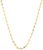 22K Gold Plated Neck Chain for men 20 Inch long , 8mm thick textured Link Chain For women