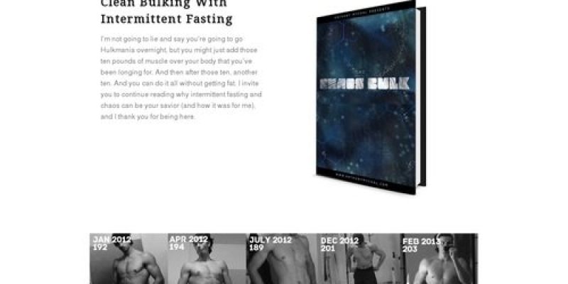 The Chaos Bulk and Intermittent Fasting by Anthony Mychal