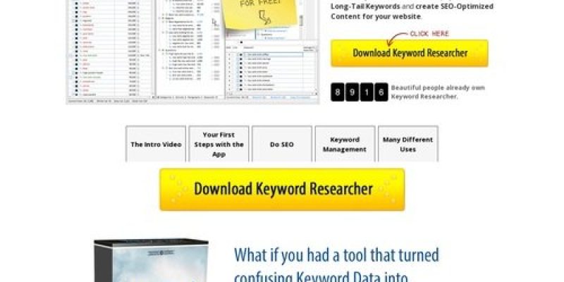 Keyword Researcher – SEO Software / Finds Long Tail Keywords