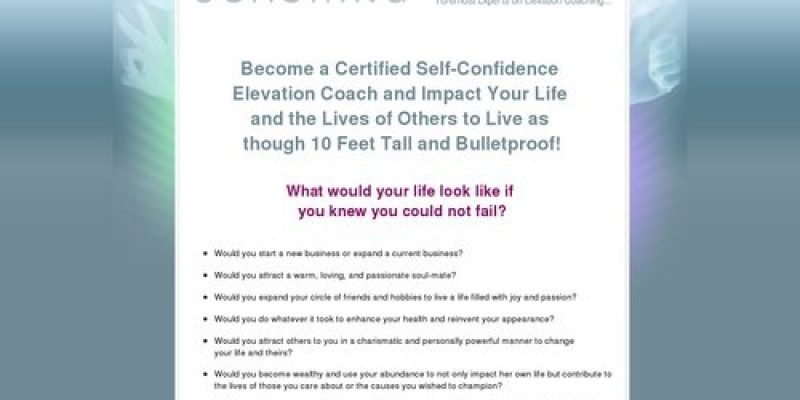 Joe Rubino’s Self-Confidence Coaching Certification Program