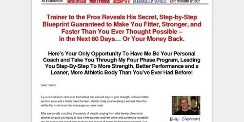 Show and Go Training by Eric Cressey | Show and Go Training by Eric Cressey