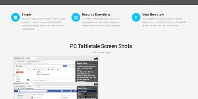 PC Tattletale – Computer and Internet Monitoring Software For Parents And Employees