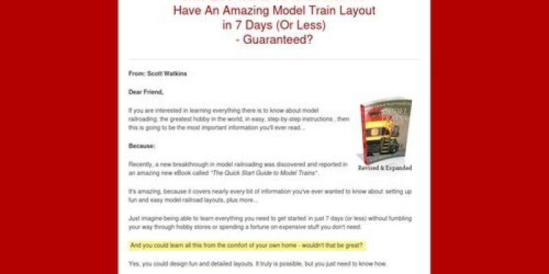 Quick Start Guide to Model Trains