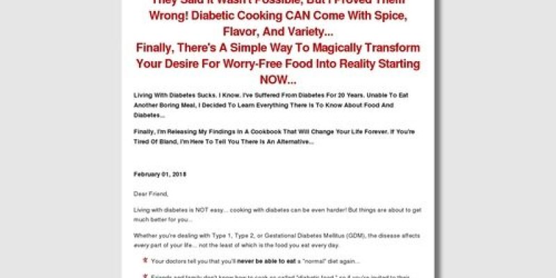 Ultimate Diabetic Cookbook