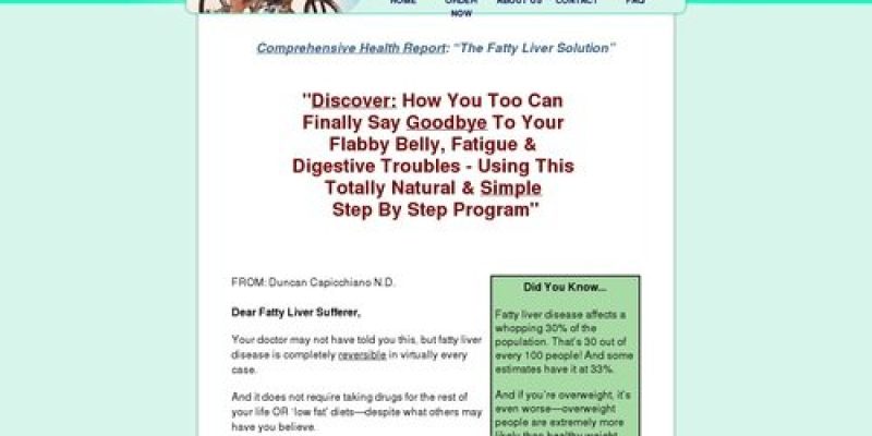 The Fatty Liver Solution