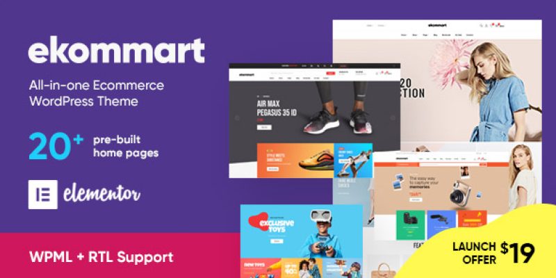 ekommart – All-in-one eCommerce WordPress Theme