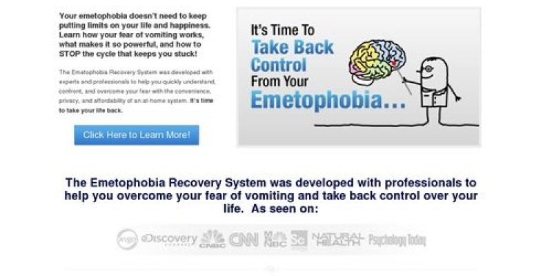 Emetophobia Recovery System – Start Overcoming Your Emetophobia Today – Resources and Help for Overcoming Emetophobia