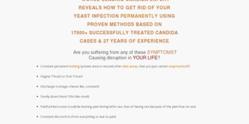 Candida Treatment Solution – Candida Crusher – Permanent Yeast Infection Solution
