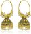Bali Hoop Jhumka Earrings Gold Plated Jhumki For Women Girls Pearl Brass Jhumki Earring