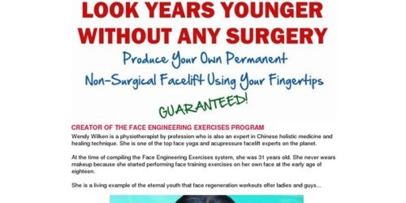 Face Engineering Exercises For Lifting Face Muscles And Skin