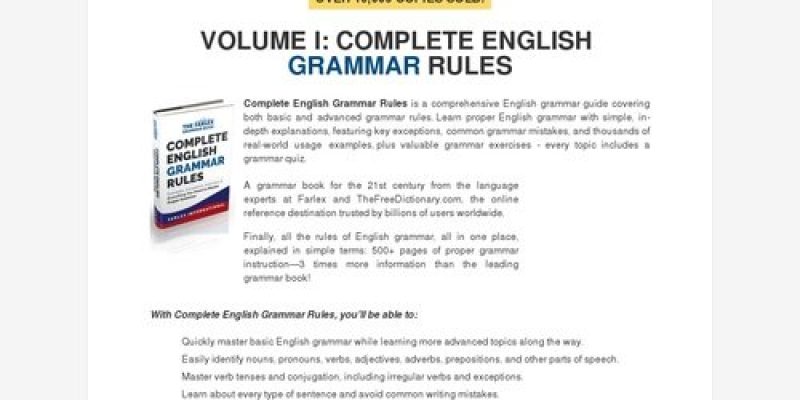 The Farlex Grammar Book