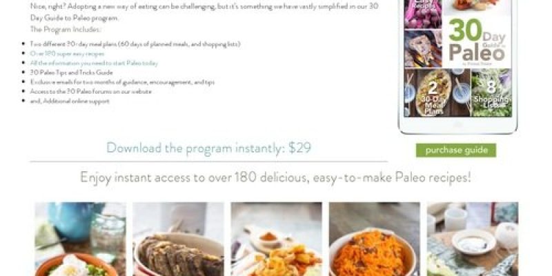 30 Day Paleo Diet Meal Plan | Shopping Lists | Easy Recipes | Primal Palate | Paleo Recipes