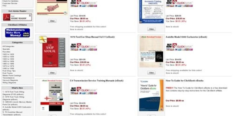 ForelPublishing.com – Digitally Downloadable Ford Manuals