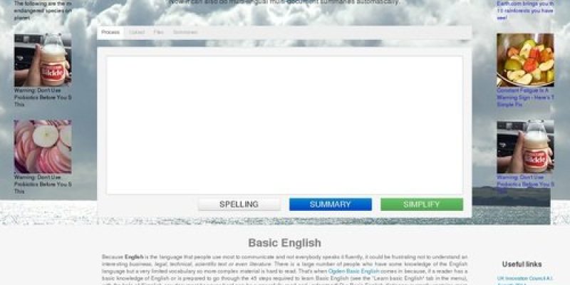 Need to simplify/summarize text online?