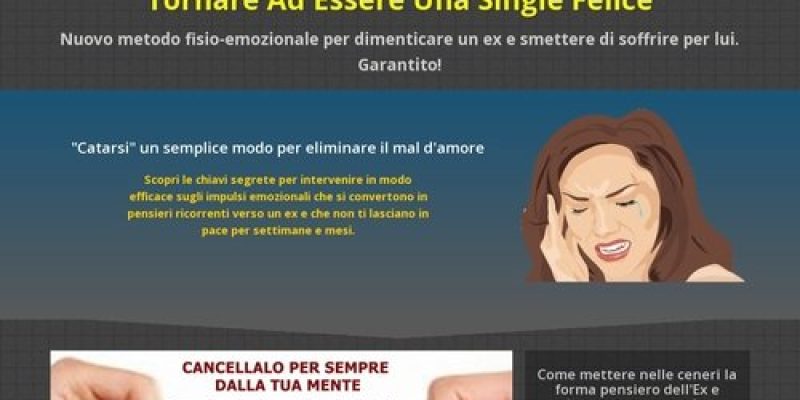 Come dimenticare un ex – Come dimenticare l'ex