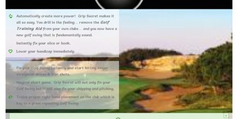 Golf Training Aid – Golf Swing Secret to Power & Accuracy Guaranteed