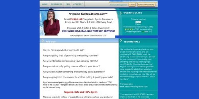 Blast4Traffic.com™ – Instant Bulk Email and Advertising Services